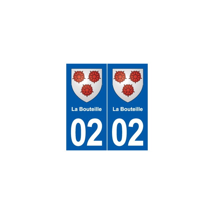 02 Esquéhéries blason ville autocollant plaque sticker