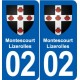 02 Esquéhéries blason ville autocollant plaque sticker