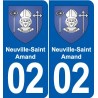 02 Chambry blason ville autocollant plaque sticker