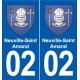 02 Chambry blason ville autocollant plaque sticker