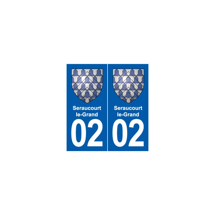 02 Boué blason ville autocollant plaque sticker