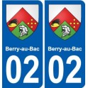 02 Seboncourt blason ville autocollant plaque sticker