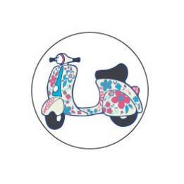 Scooter - Autocollants Stickers caches enjoliveurs  pour jante auto