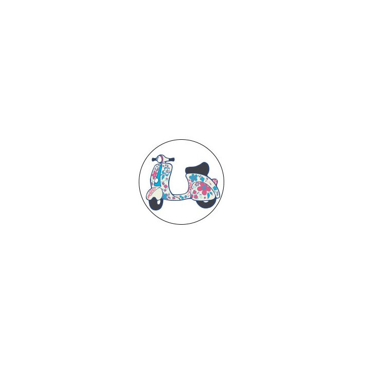 Scooter - Autocollants Stickers caches enjoliveurs  pour jante auto