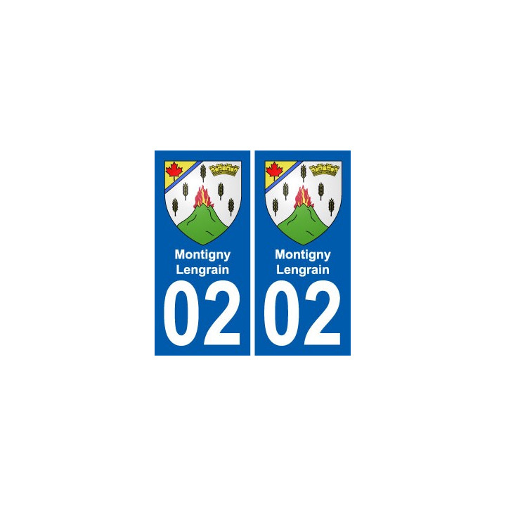02 Jaulgonne blason ville autocollant plaque sticker