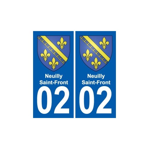 02 Chassemy blason ville autocollant plaque sticker