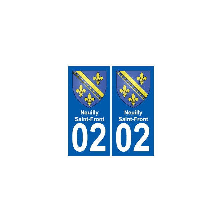 02 Chassemy blason ville autocollant plaque sticker