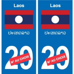 Autocollant Singapour Singapore sticker numéro département au choix plaque immatriculation auto