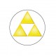 Triforce - Autocollants Stickers caches enjoliveurs  pour jante auto