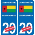 Cameroun Cameroon sticker numéro département au choix autocollant plaque immatriculation auto