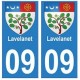 09 Lavelanet blason ville autocollant plaque