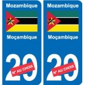 Cameroun Cameroon sticker numéro département au choix autocollant plaque immatriculation auto