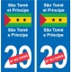 Cameroun Cameroon sticker numéro département au choix autocollant plaque immatriculation auto