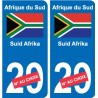 Cameroun Cameroon sticker numéro département au choix autocollant plaque immatriculation auto