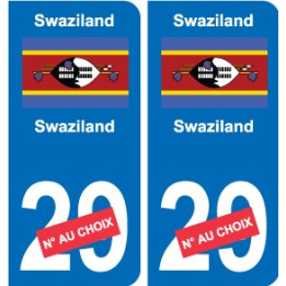 Cameroun Cameroon sticker numéro département au choix autocollant plaque immatriculation auto