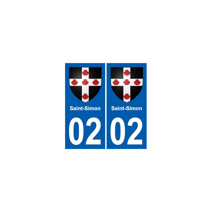 02 Danizy blason ville autocollant plaque sticker