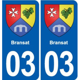 03 Besson blason ville autocollant plaque stickers