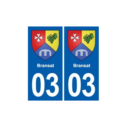 03 Besson blason ville autocollant plaque stickers