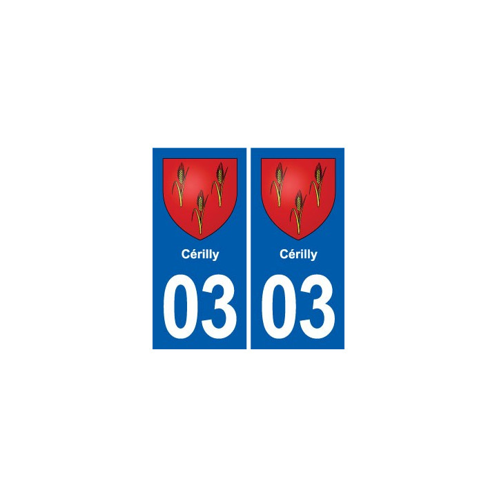 03 Prémilhat blason ville autocollant plaque stickers