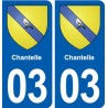 03 Besson blason ville autocollant plaque stickers