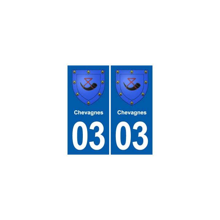 03 Abrest blason ville autocollant plaque stickers