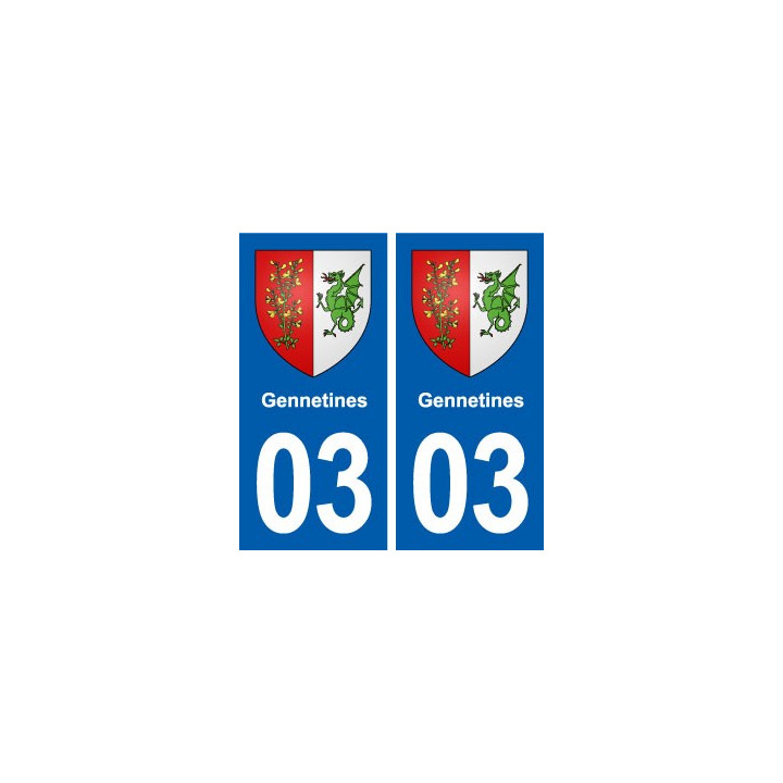 03 Abrest blason ville autocollant plaque stickers