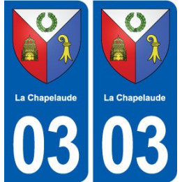03 Abrest blason ville autocollant plaque stickers