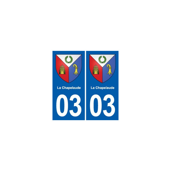 03 Abrest blason ville autocollant plaque stickers