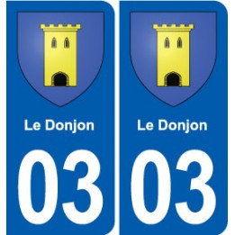 03 Abrest blason ville autocollant plaque stickers