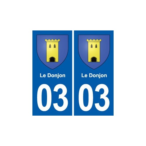 03 Abrest blason ville autocollant plaque stickers