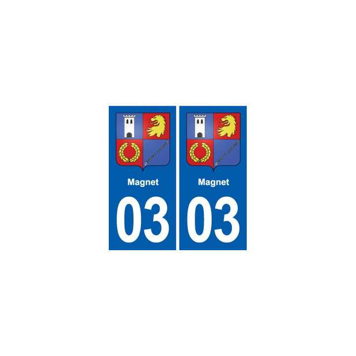 03 Abrest blason ville autocollant plaque stickers