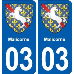 03 Abrest blason ville autocollant plaque stickers