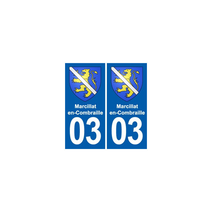 03 Abrest blason ville autocollant plaque stickers