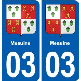 03 Abrest blason ville autocollant plaque stickers