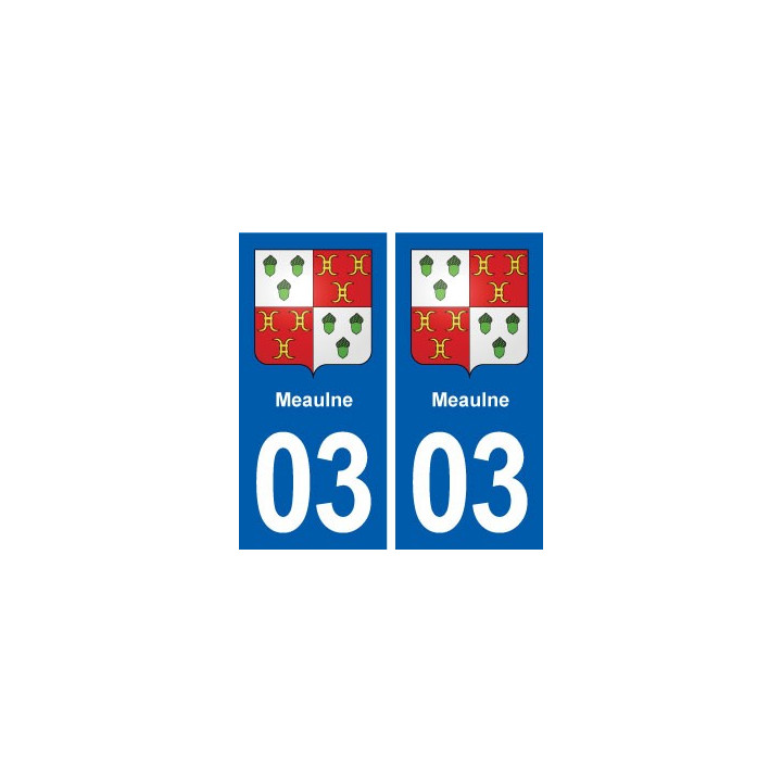 03 Abrest blason ville autocollant plaque stickers