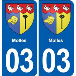 03 Abrest blason ville autocollant plaque stickers