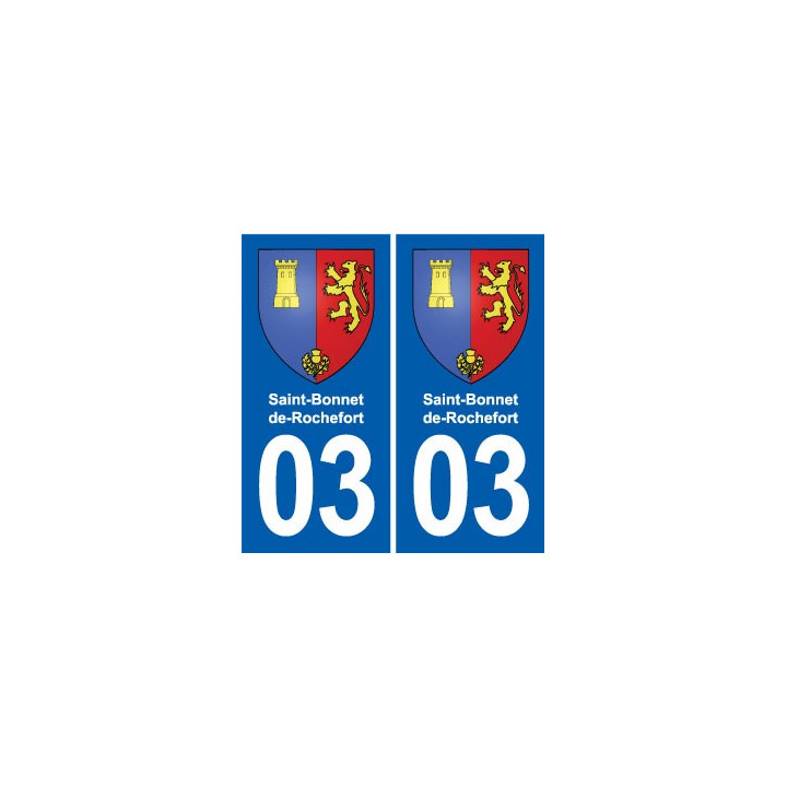 03 Abrest blason ville autocollant plaque stickers