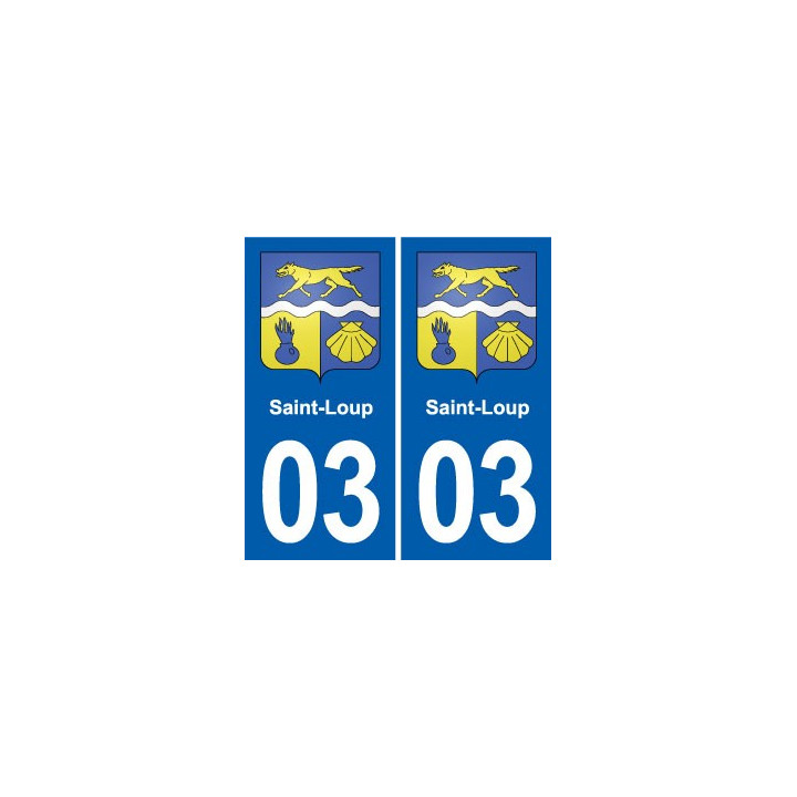 03 Abrest blason ville autocollant plaque stickers