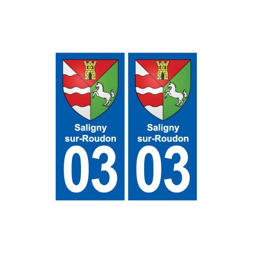 03 Abrest blason ville autocollant plaque stickers