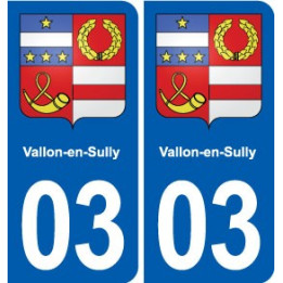 03 Abrest blason ville autocollant plaque stickers