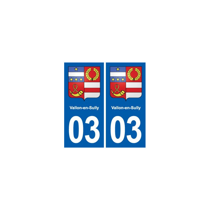 03 Abrest blason ville autocollant plaque stickers
