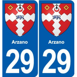 29 Bannalec blason autocollant plaque stickers ville