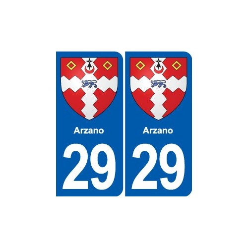 29 Bannalec blason autocollant plaque stickers ville