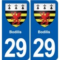 29 Douarnenez blason autocollant plaque stickers ville