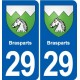 29 Sizun blason autocollant plaque stickers ville