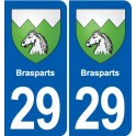 29 Sizun blason autocollant plaque stickers ville