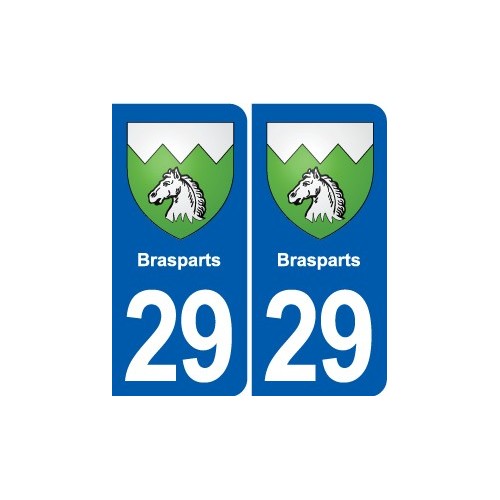29 Sizun blason autocollant plaque stickers ville