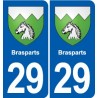 29 Sizun blason autocollant plaque stickers ville