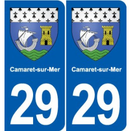 29 Douarnenez blason autocollant plaque stickers ville