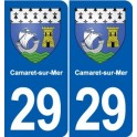 29 Douarnenez blason autocollant plaque stickers ville